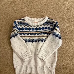 Cat & Jack Nordic fair aisle Patterned Sweater